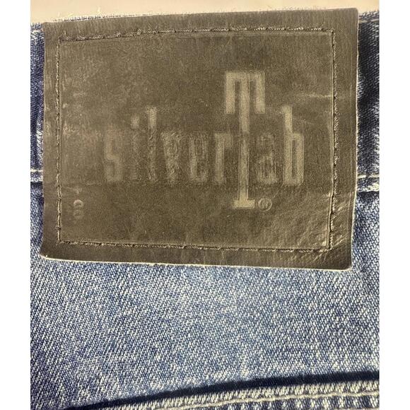 Vintage Levi Silvertab Men’s Blue Baggy Carpenter Denim jeans Size 34”X31”. - Picture 2 of 9